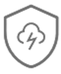 Shield icon: lightning protection
