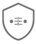 Shield icon: short-circuit protection