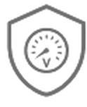 Shield icon: undervoltage protection