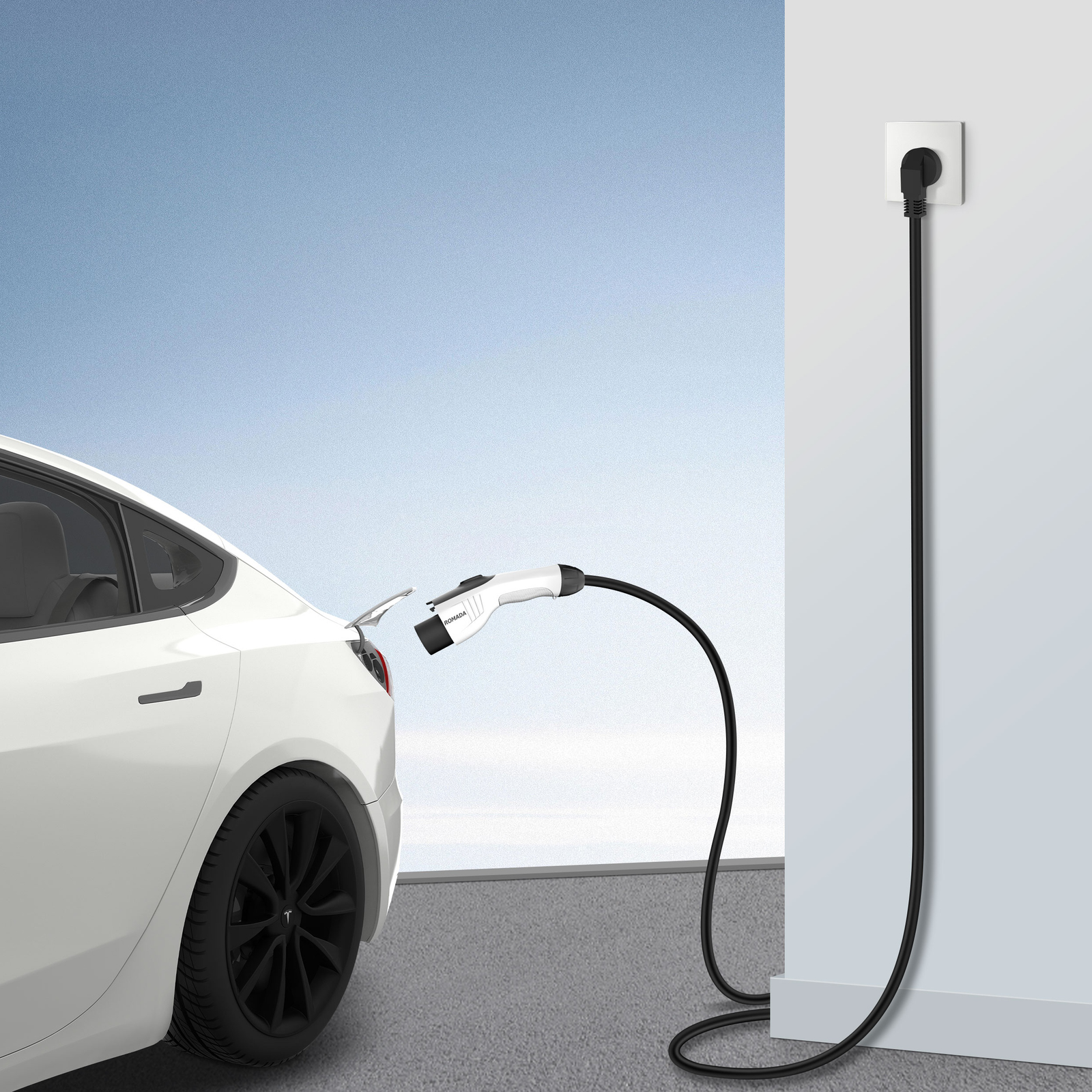 K01 K02 Portable EV Charging Gun with 1.8 inch display