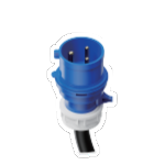 KM2-01 EU 32A 3-core industrial input plug