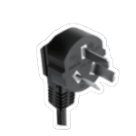KM2-01 GB 16A 3-pin input plug