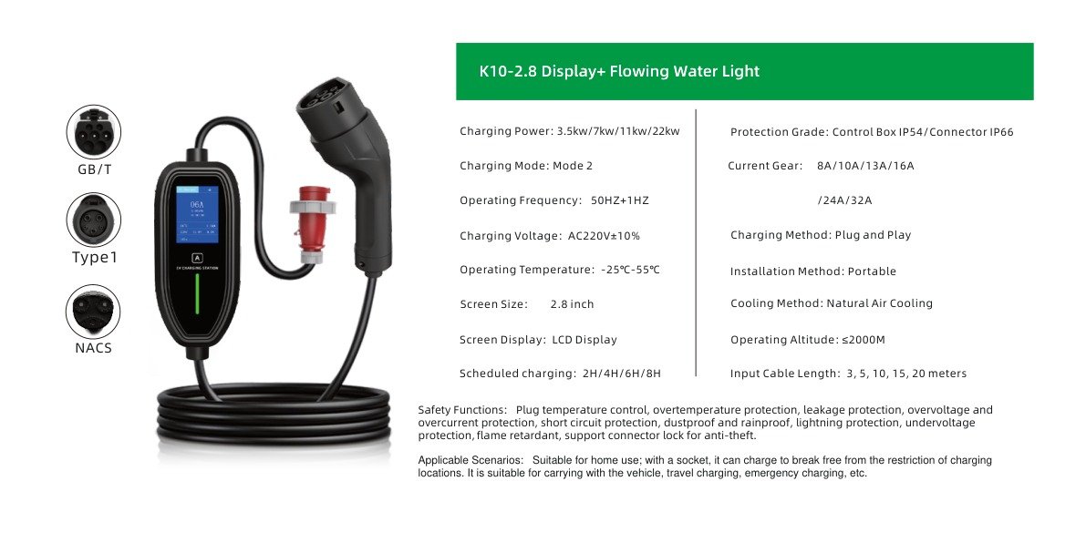 2.8 Display + Flowing Water Light Specifications