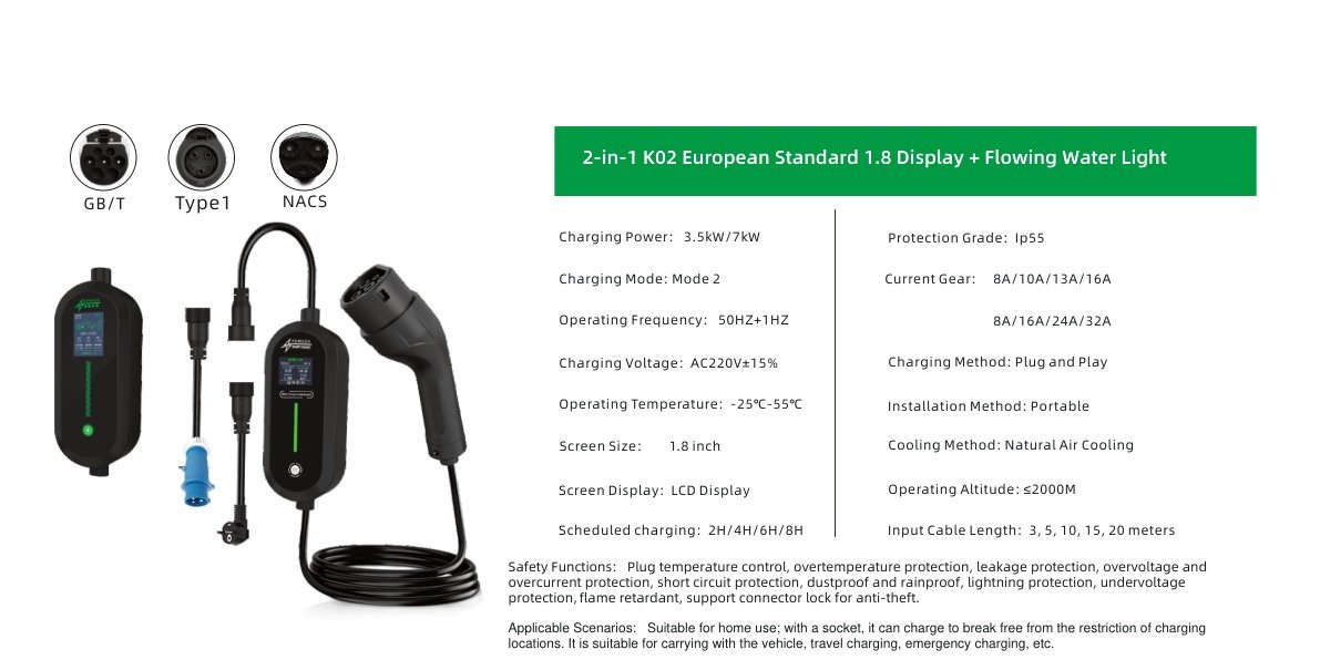 1.8 Display + Flowing Water Light Specifications